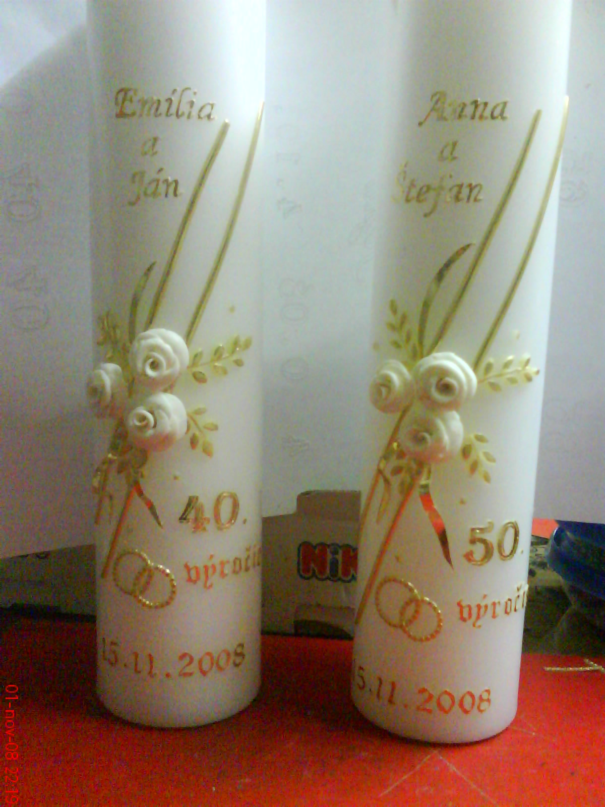 40te a 50te výročie sobáša 300,-Sk (9,96€)